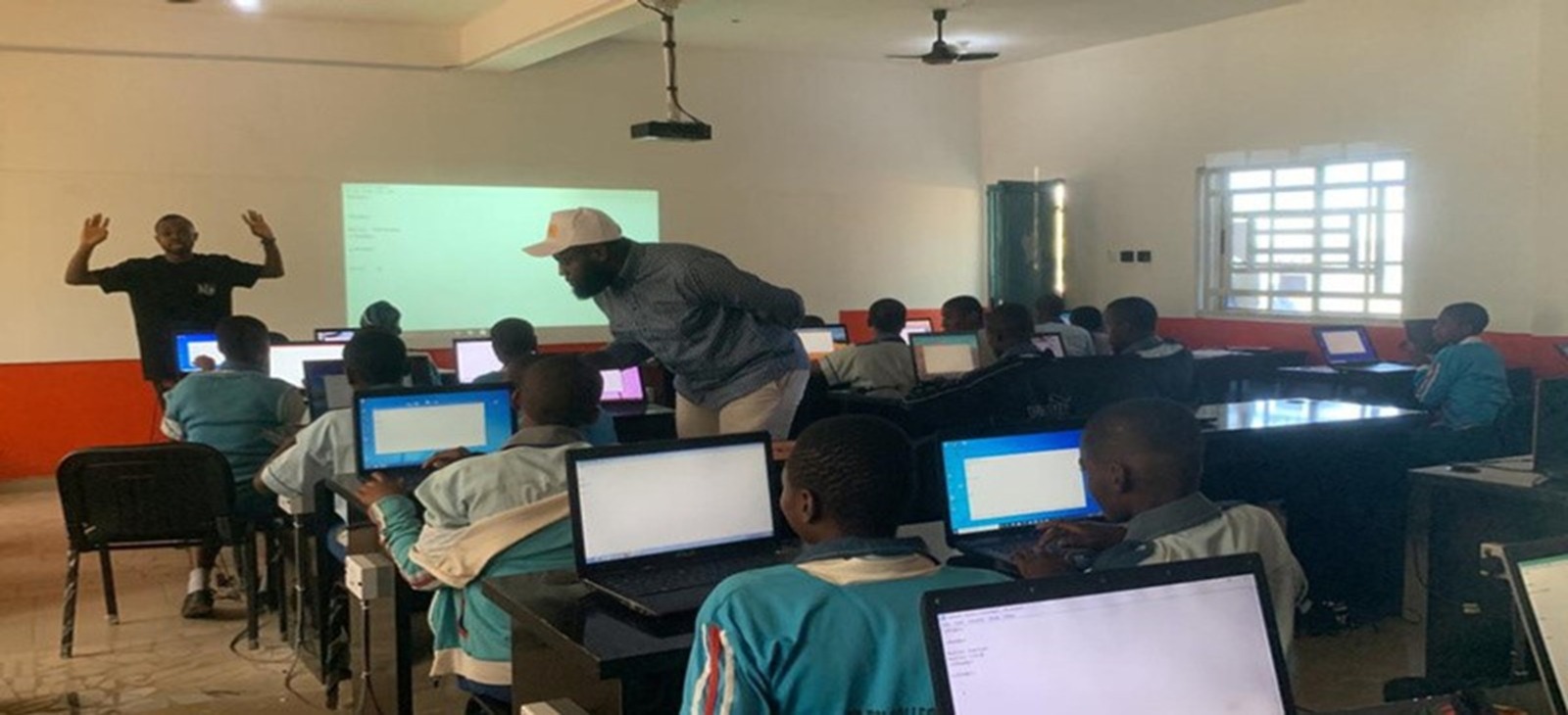 Student exploring coding at Techxagon Academy